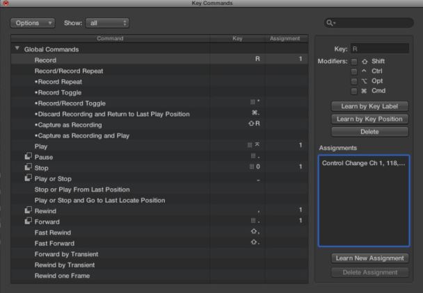 maudio axiom air logicxsetup keycommandassigned - Copy