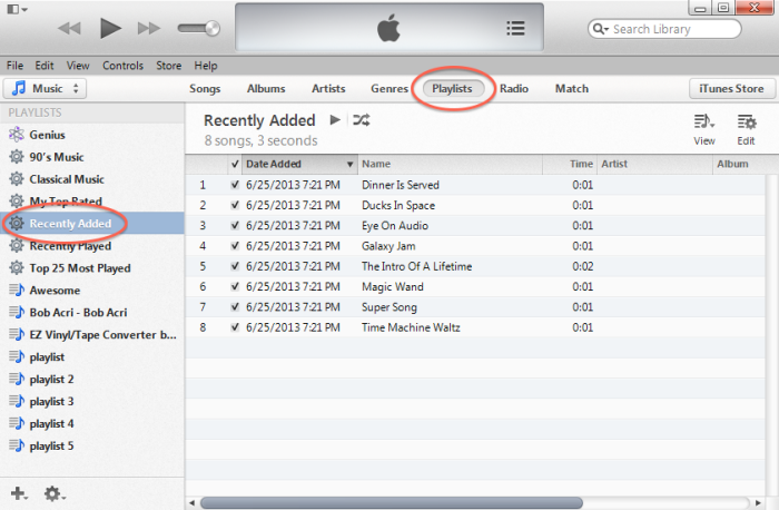 other itunes importing and converting 5